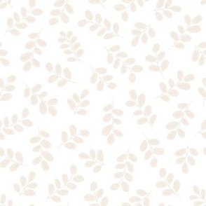 whimsy leaves cream on white (LARGE)