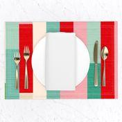 Retro Christmas Deco Lines Pattern