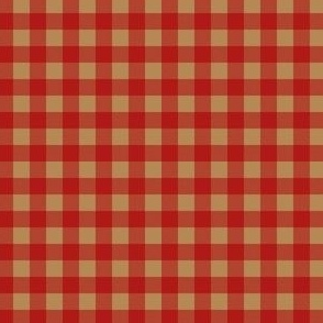 Rust Buffalo Plaid XSmall