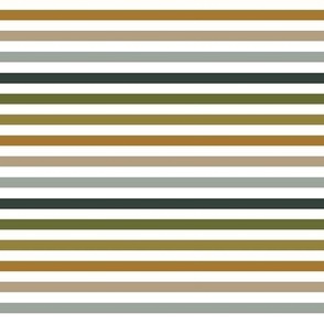 1/4" stripes: frog colors
