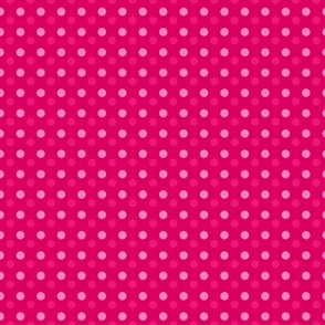 Hot Pink Polka Dots