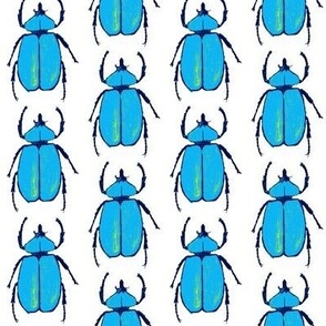 Jewel Bugs - turquoise & navy