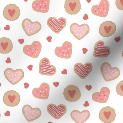 Love Notes Valentine Cookies Pink 