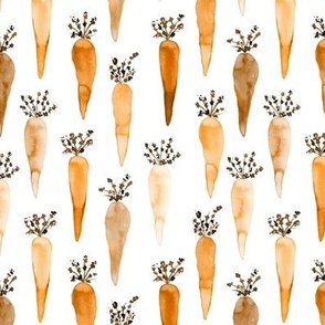 Easter Carrots Muted / White