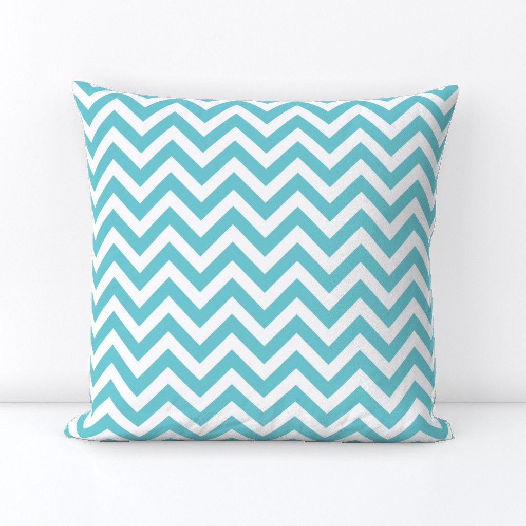 aqua chevron