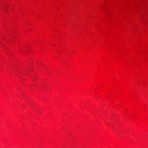 Bright Red on Red Acrylic Abstract Fabric Design