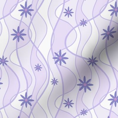 Mod Flowy Flowers, Princess Purple
