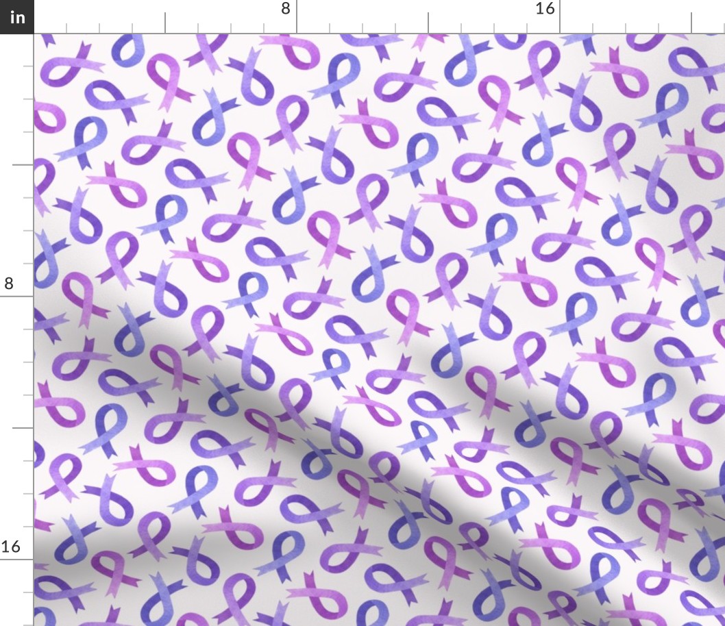 Ribbons, purple (medium)