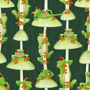 Frolicking Frogs