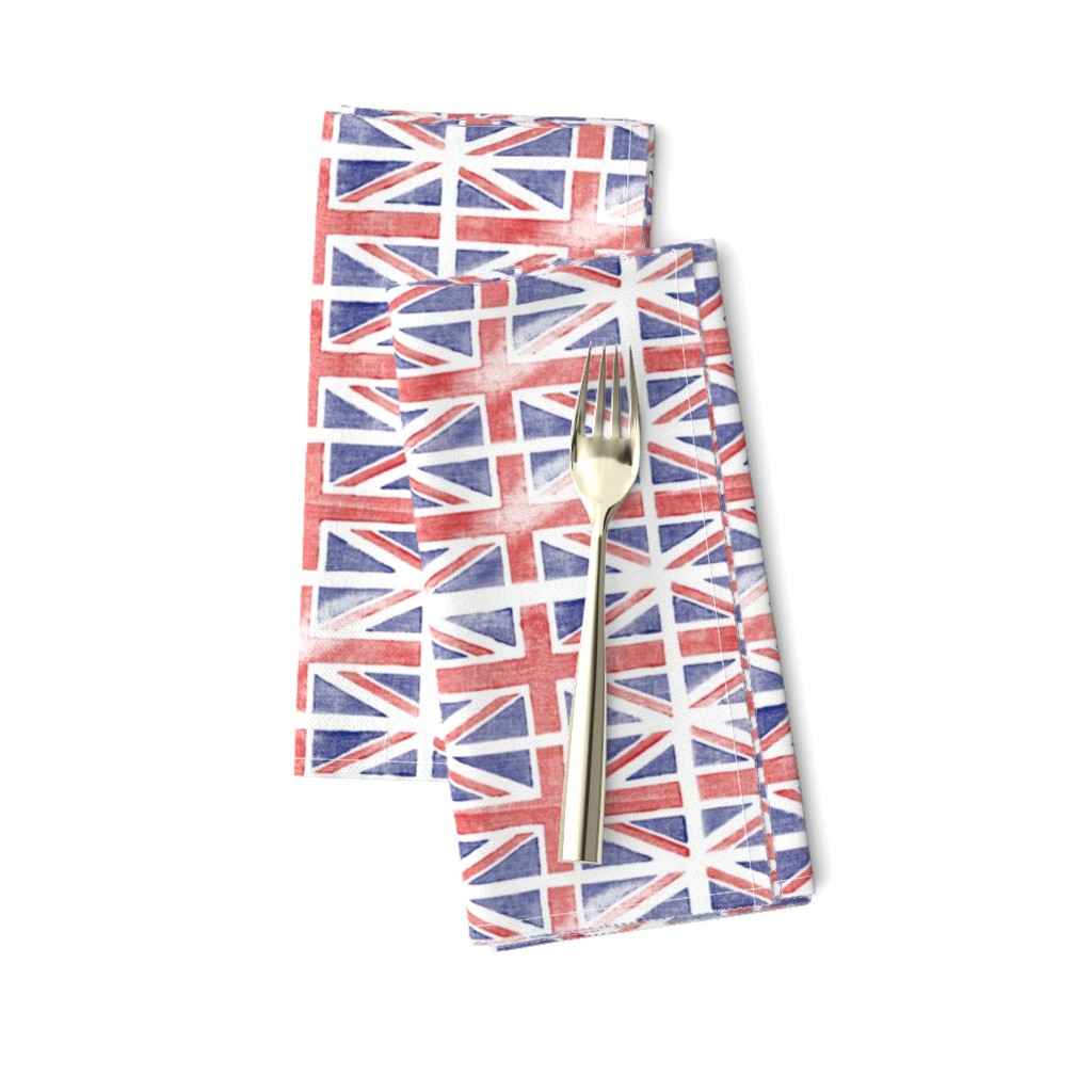 Jubilee Jack || hand-stamped British flag