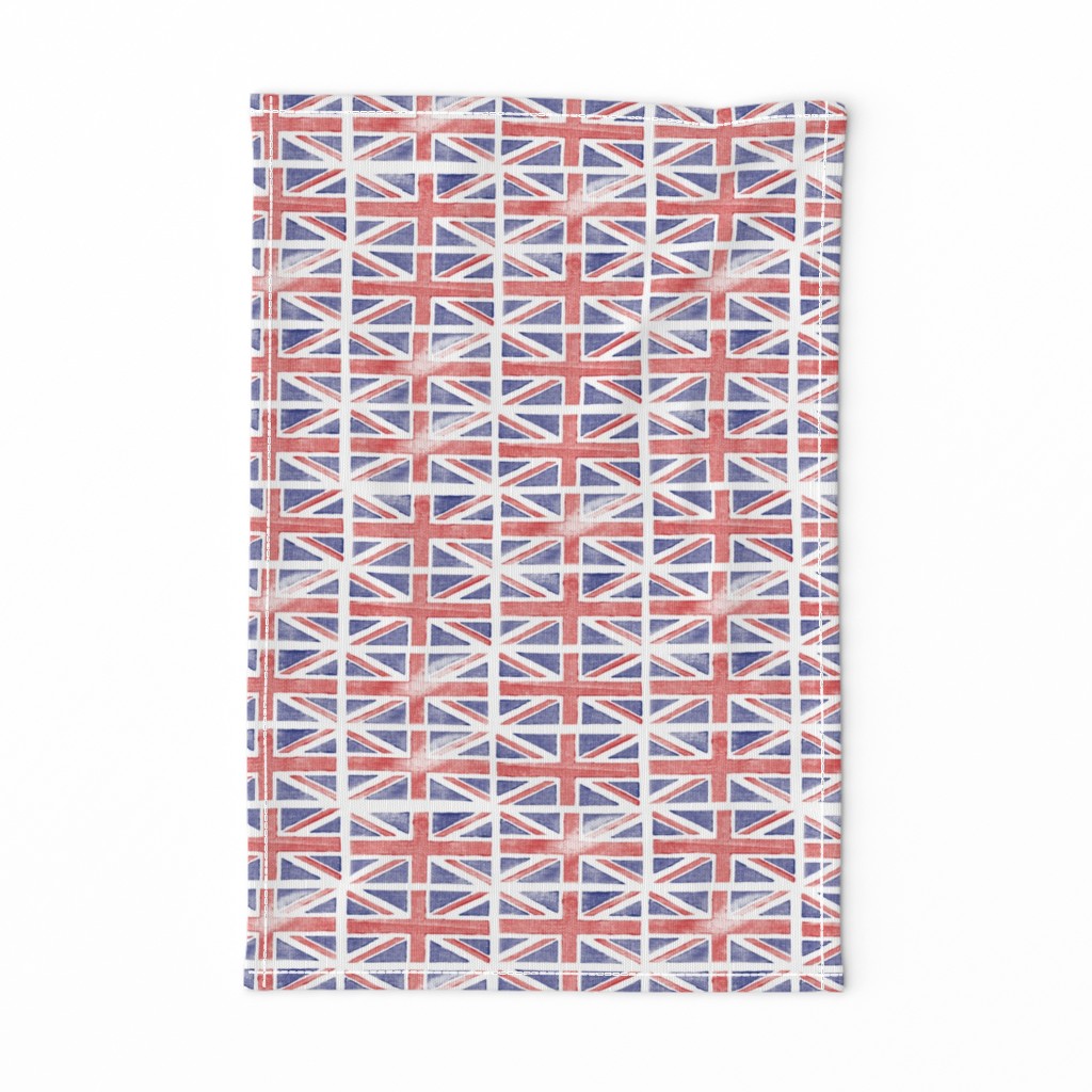 Jubilee Jack || hand-stamped British flag