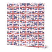 Jubilee Jack || hand-stamped British flag