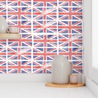 Jubilee Jack || hand-stamped British flag