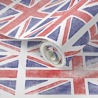 Jubilee Jack || hand-stamped British flag