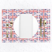 Jubilee Jack || hand-stamped British flag