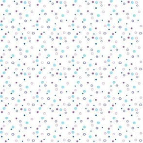 Wee Ditzy Dots_plain and white