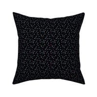 Wee Ditzy Dots: plain and black