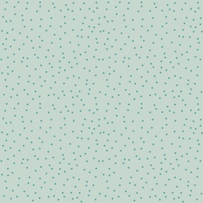 Summertime Polka Dots  - Ocean Aqua - 9x9
