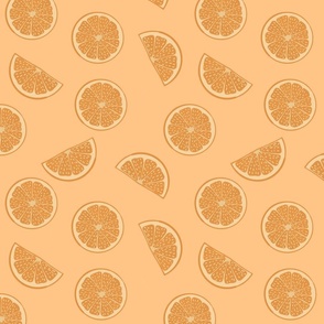 Summertime Sliced Oranges - Sunset 10.5x10.5
