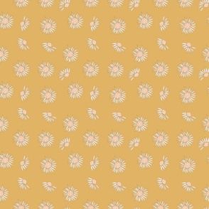 Summertime Daisies - Golden - 6x6