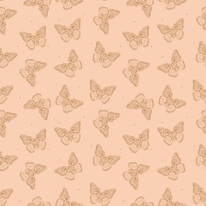Summertime Butterflies - Blush Rose - 9x9