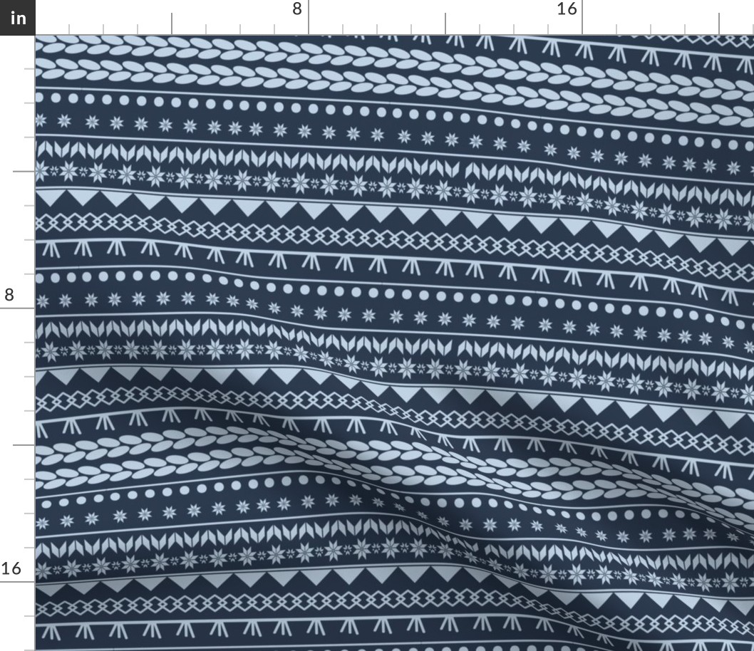 Sweater Pattern Blue
