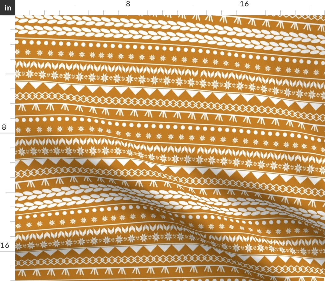 Sweater Pattern Yellow Desert Sun