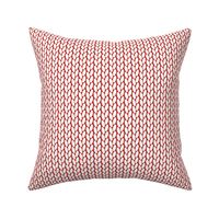 Red Knitting Pattern