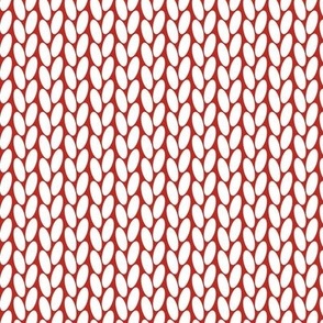 Red Knitting Pattern