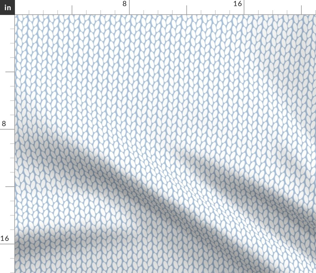 Blue Knitting Pattern