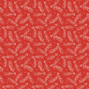 Holiday Pines - Red (Small)