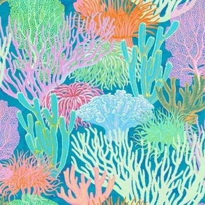 Pastel Coral Reef