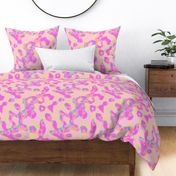 Colorful Psychedelic Squiggly Camouflage Pattern