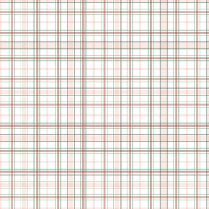 Peppermint Plaid - Small Scale