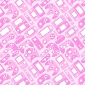  Video Game Controllers in Pink 1/2 Size
