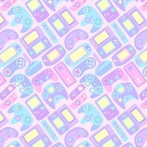  Video Game Controllers in Pastel 1/2 Size