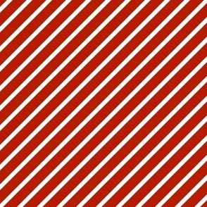 Diagonal Red Stripes