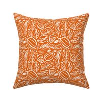 Fall Botanical Doodle Orange