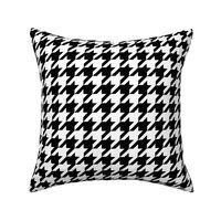 The Houndstooth Check - Black and White ~ three quarter inch check _ Copyright 2021 Peacoquette
