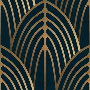 Tiffany (navy and soft gold)