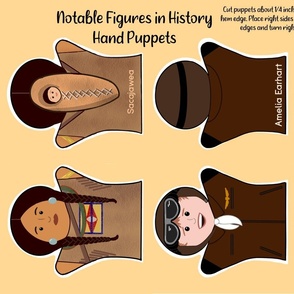 Historical Figures Hand Puppets