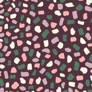  Meadow- terrazzo plum medium  scale