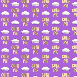 (extra small scale) Cutie Pie - purple & yellow - C21