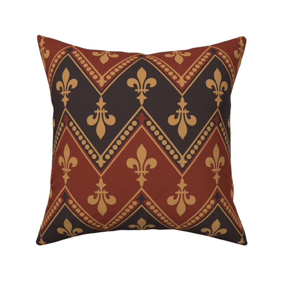 Royal Gothic Red Pillow