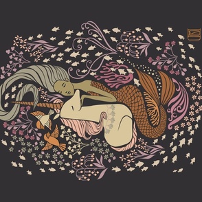 The Mermaid and the Unicorn {Sargasso} Art