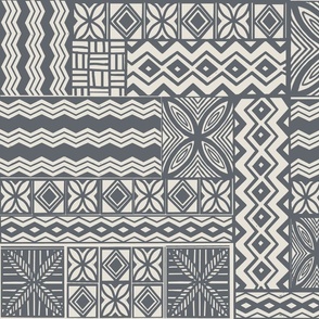Tapa of Oceania-charcoal and pine
