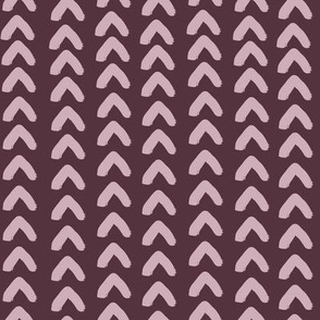 Little arrows- plum and lavender medium  scale