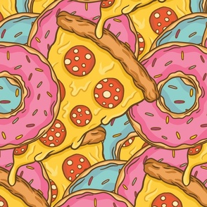 Pizza and Donuts - Large Scale