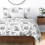 Frog Toile (Black)