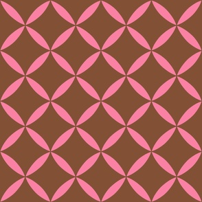 Retro Brown and Pink Design